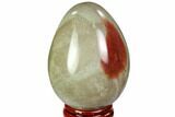Polished Polychrome Jasper Egg - Madagascar #104660-1
